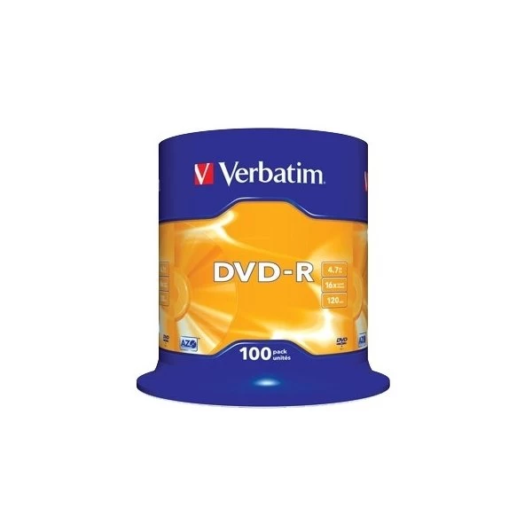Verbatim DVD-R 16x 4,7GB Spindel, 100 Stk 3 Verbatim DVD-R 16x 4,7GB Spindel, 100 Stk