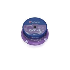 Verbatim DVD+R 16x 4,7GB Spindel, 25 Stk