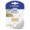 Verbatim USB 3.0 Metal Executive Drev 32GB, Guld 2 Verbatim USB 3.0 Metal Executive Drev 32GB, Guld -Computer Og Tablet Tilbehør verbatim usb 30 metal executive drev 32gb guld